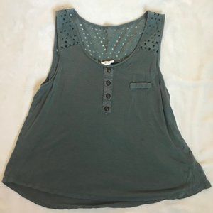 Tank Top with Shoulder and Back Detail